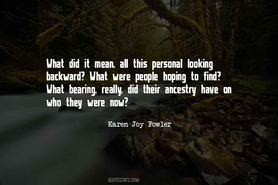 Karen Joy Fowler Quotes #1239927