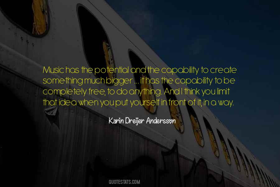 Karin Dreijer Andersson Quotes #321638