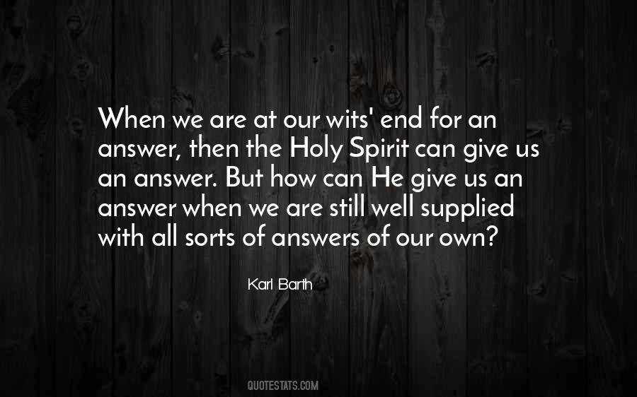 Karl Barth Quotes #385278