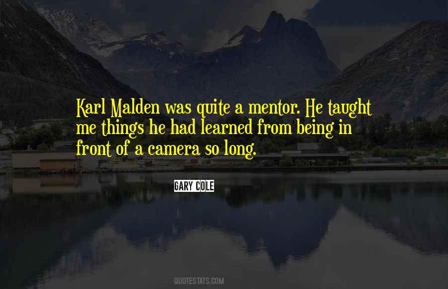 Karl Malden Quotes #48017