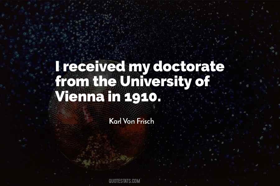 Karl Von Frisch Quotes #1340762