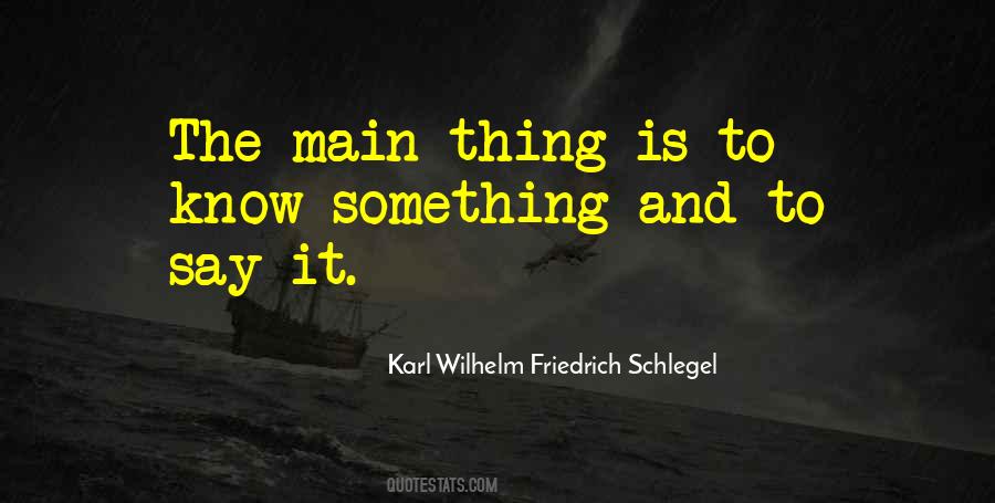 Karl Wilhelm Friedrich Schlegel Quotes #364541