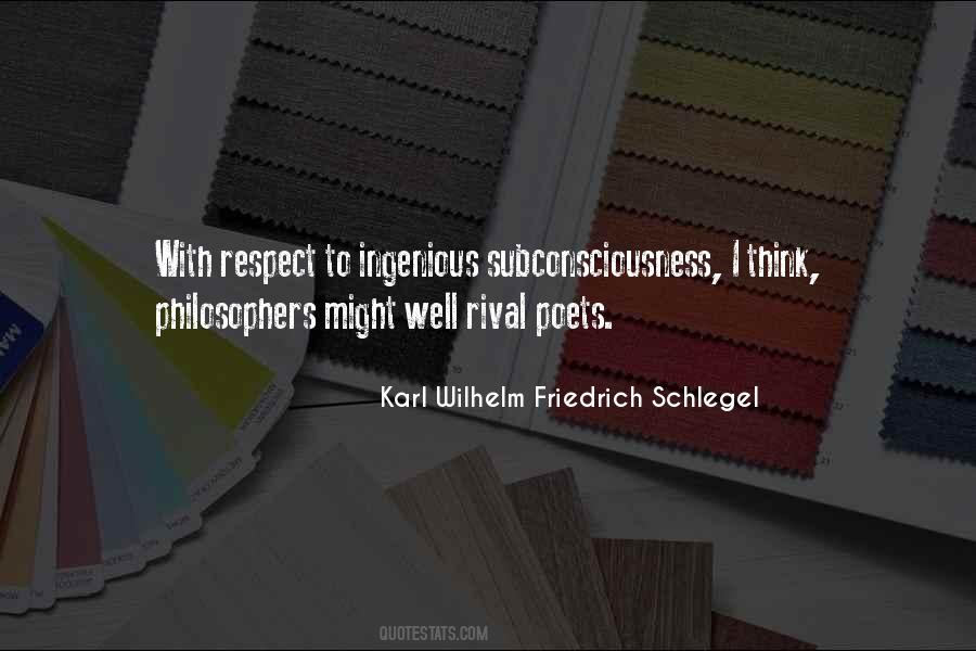 Karl Wilhelm Friedrich Schlegel Quotes #985150
