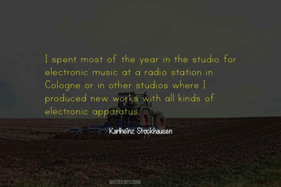 Karlheinz Stockhausen Quotes #248107