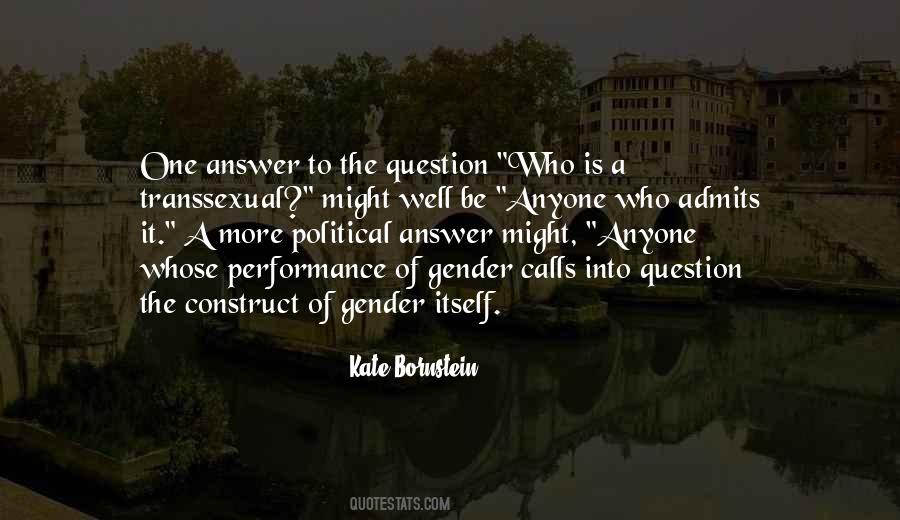 Kate Bornstein Quotes #1266793