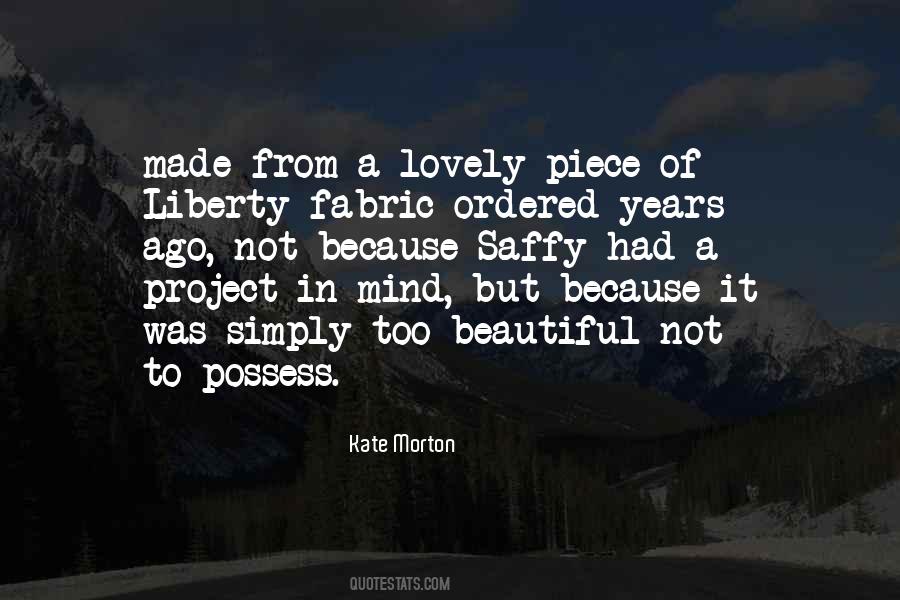 Kate Morton Quotes #69536