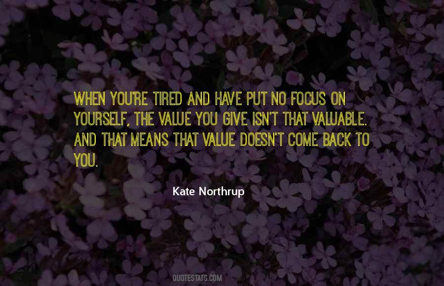 Kate Northrup Quotes #519467
