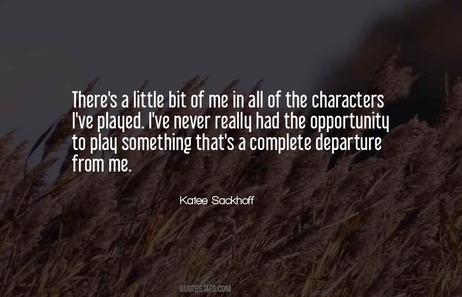 Katee Sackhoff Quotes #854206