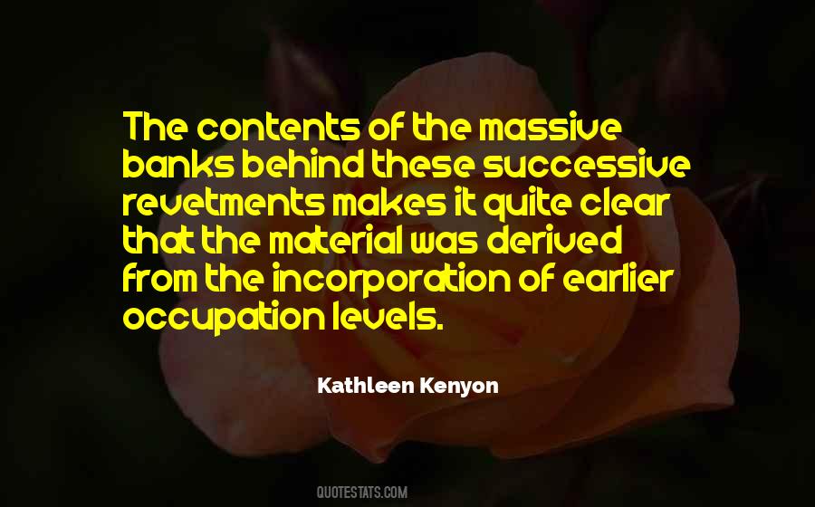 Kathleen Kenyon Quotes #1708287