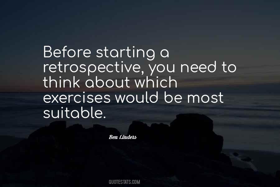 Quotes About Retrospective #879204