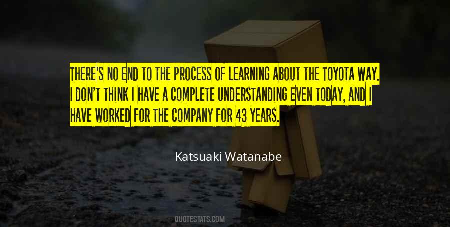 Katsuaki Watanabe Quotes #955972