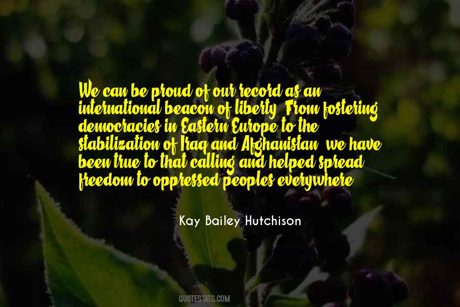 Kay Bailey Hutchison Quotes #628431