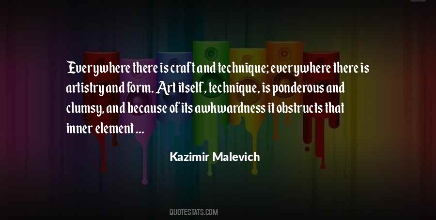 Kazimir Malevich Quotes #6479