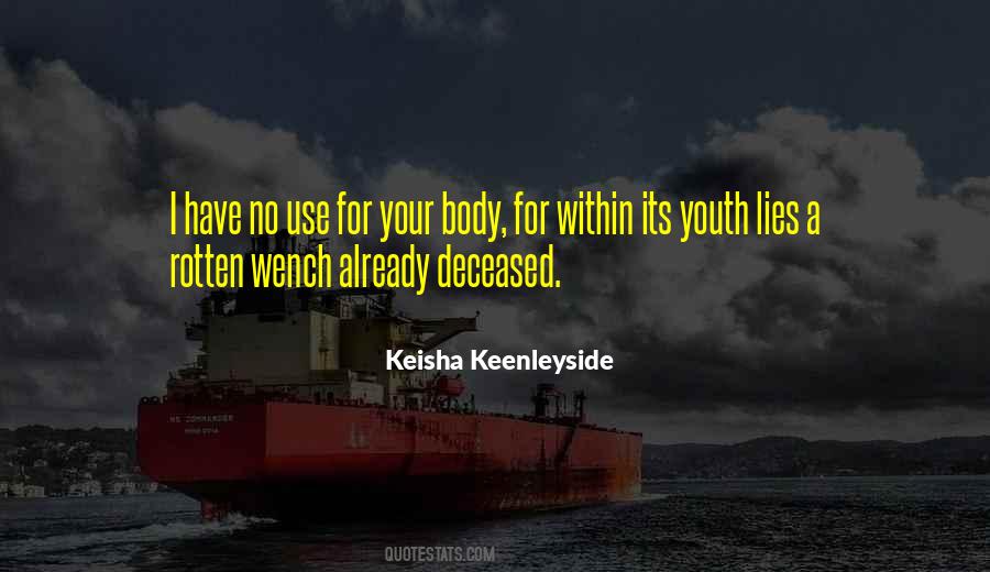 Keisha Keenleyside Quotes #157367