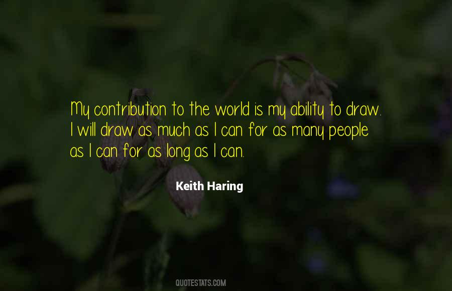 Keith Haring Quotes #269205