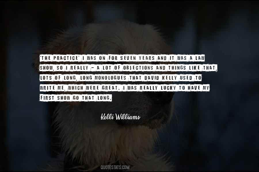 Kelli Williams Quotes #1136611