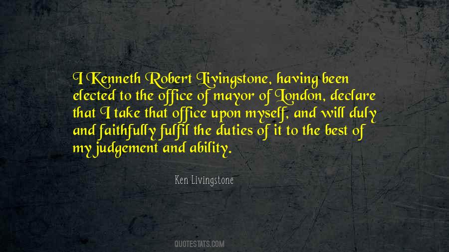 Ken Livingstone Quotes #1394200
