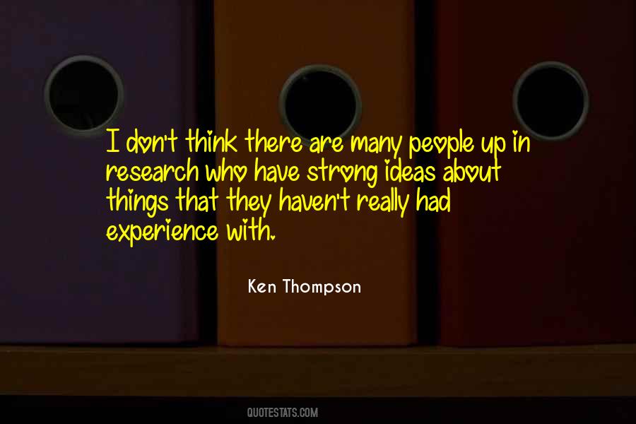 Ken Thompson Quotes #335448