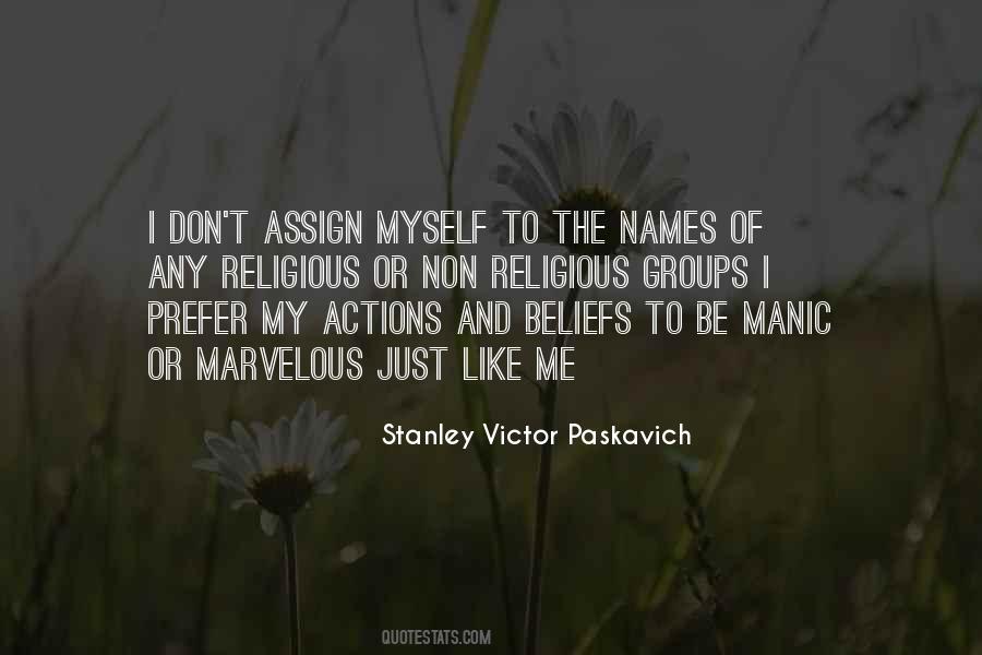 Quotes About Beliefs And Actions #812888