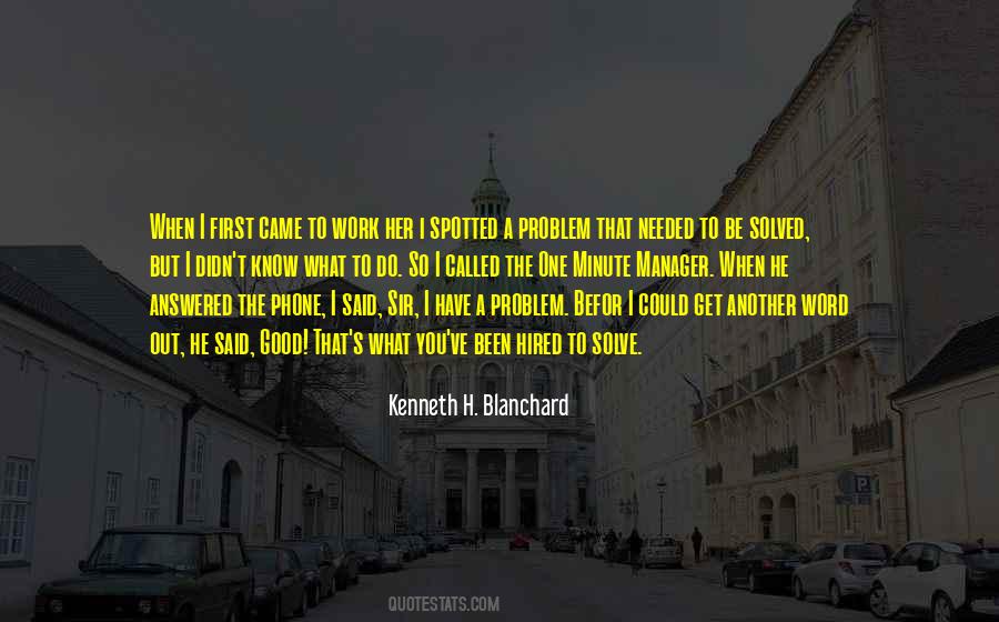 Kenneth H Blanchard Quotes #220618