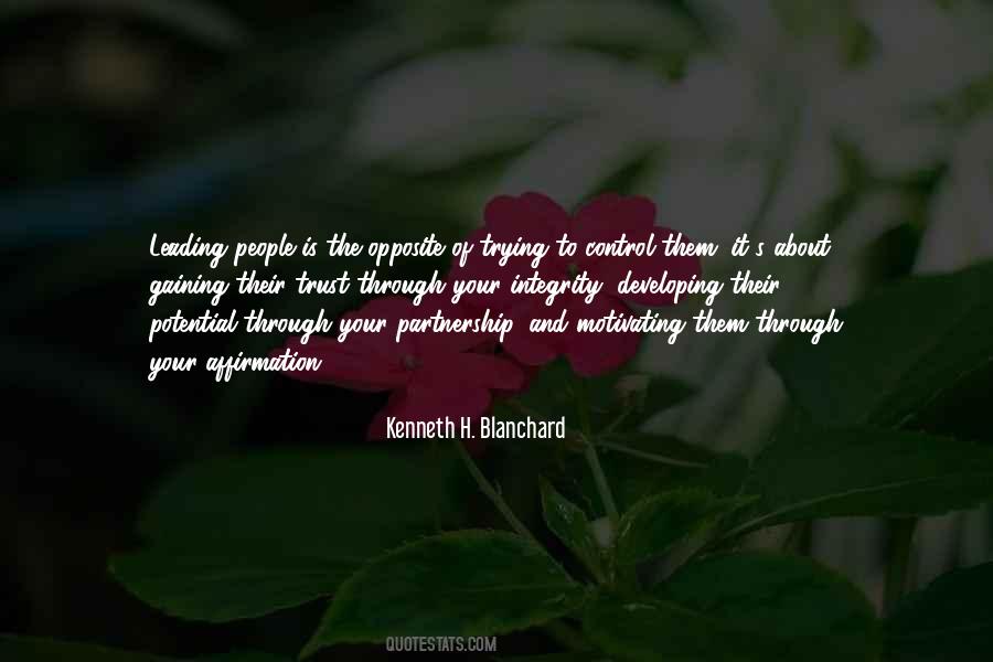 Kenneth H Blanchard Quotes #475753