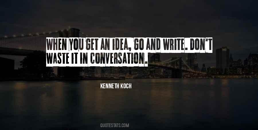 Kenneth Koch Quotes #1190921