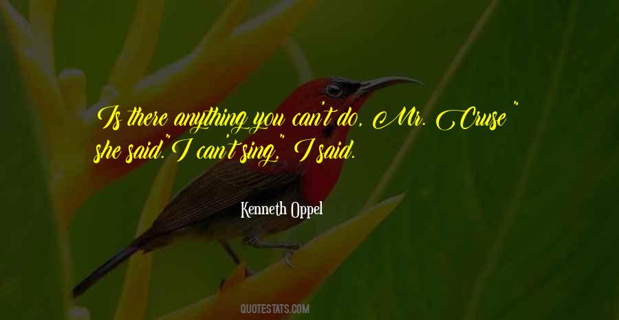 Kenneth Oppel Quotes #966380