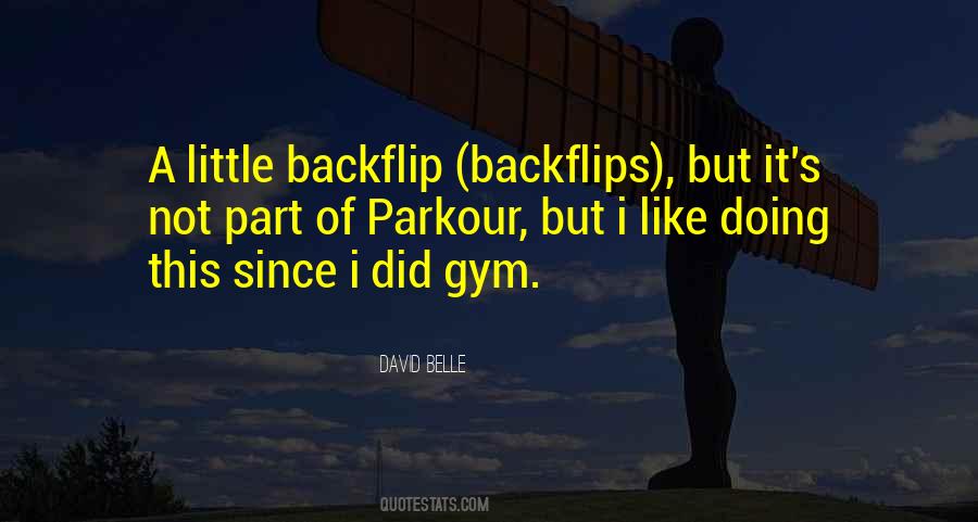 Quotes About Backflips #613843