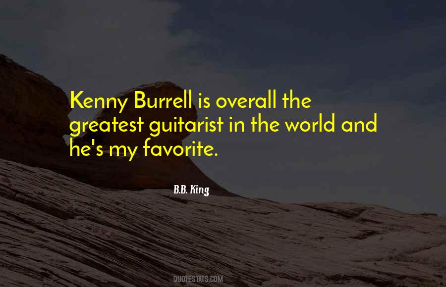 Kenny Burrell Quotes #1241484