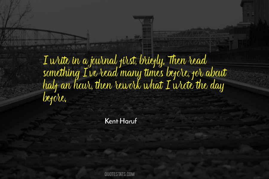 Kent Haruf Quotes #883344