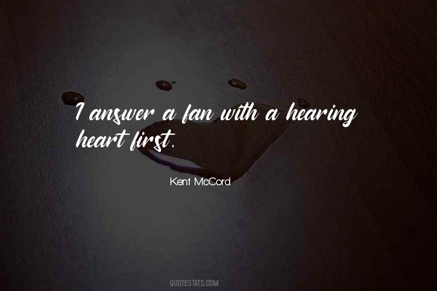 Kent Mccord Quotes #1781686