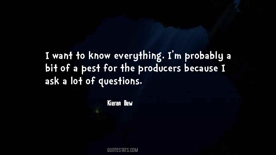 Kieran Bew Quotes #981299