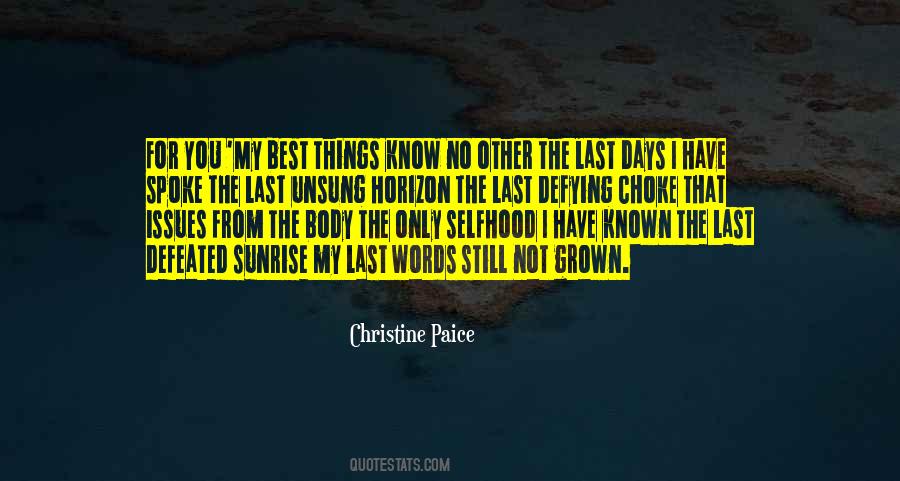 Quotes About Body Issues #1767193