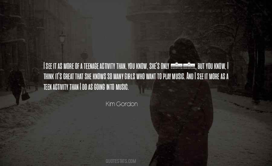 Kim Gordon Quotes #626335