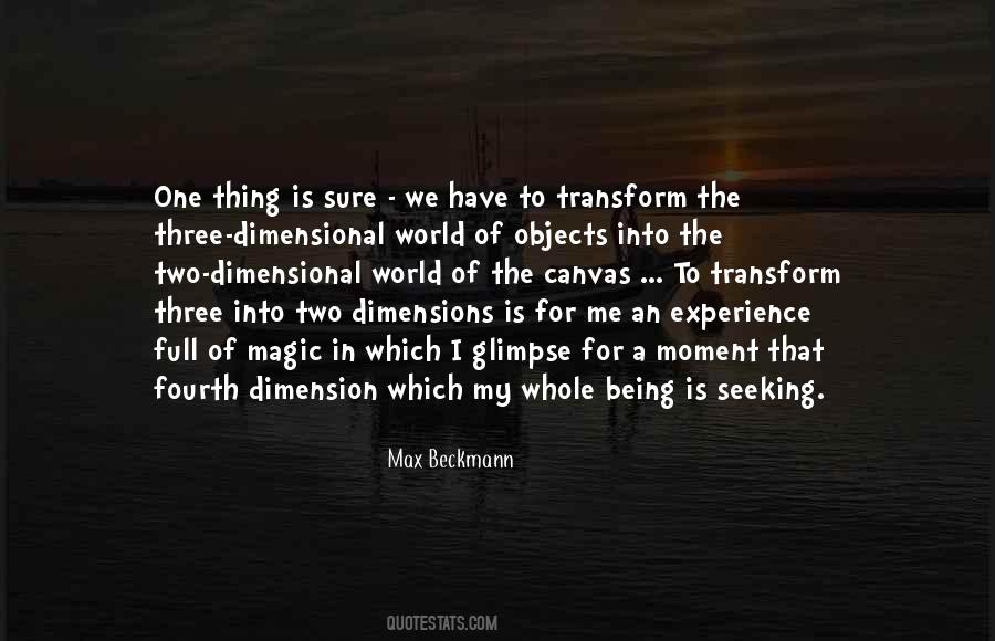 Quotes About Fourth Dimension #812581