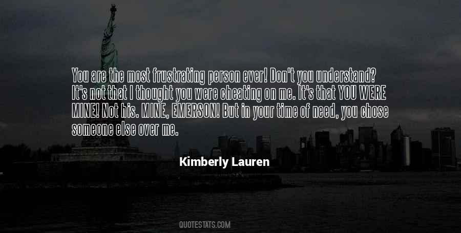 Kimberly Lauren Quotes #468953