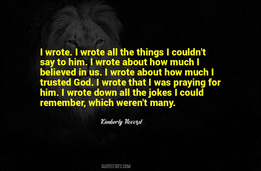 Kimberly Novosel Quotes #1065822