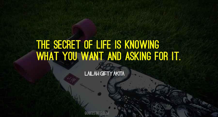 Quotes About Asking What You Want #1822604