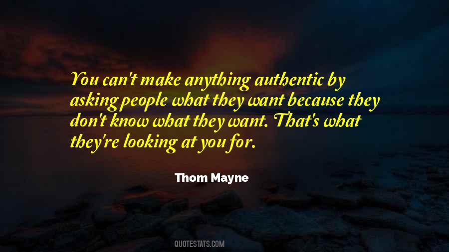 Quotes About Asking What You Want #933620