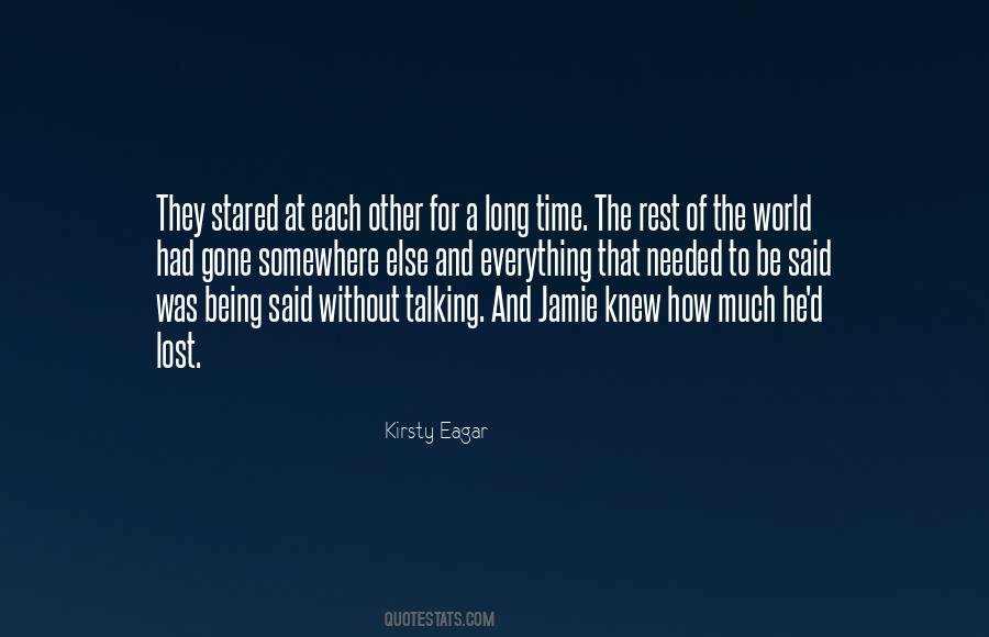 Kirsty Eagar Quotes #1264949