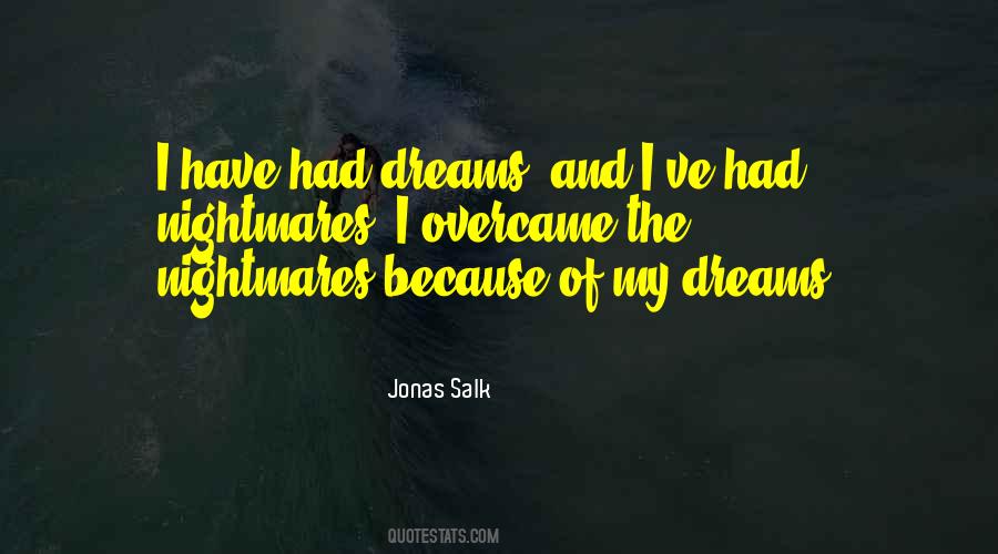 Quotes About Dreams And Nightmares #1098236