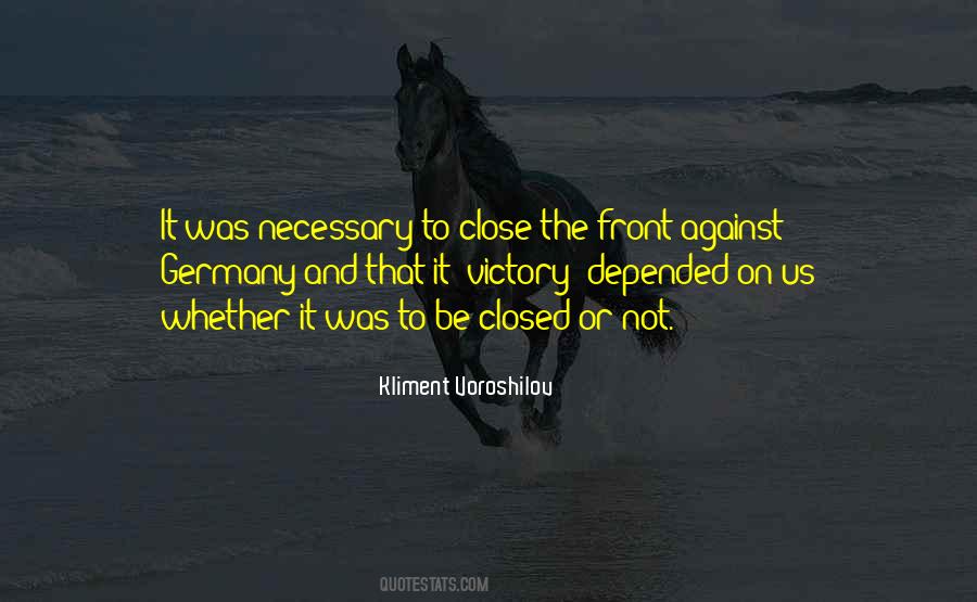 Kliment Voroshilov Quotes #1463677