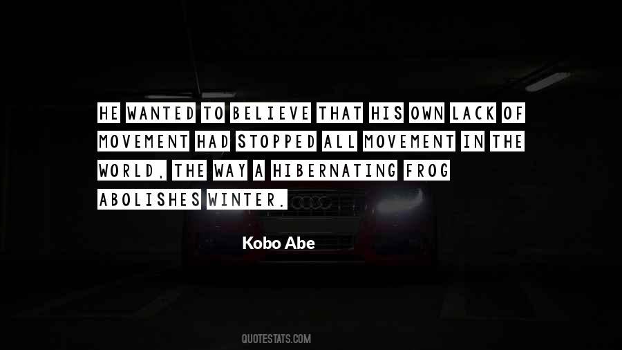 Kobo Abe Quotes #1040444