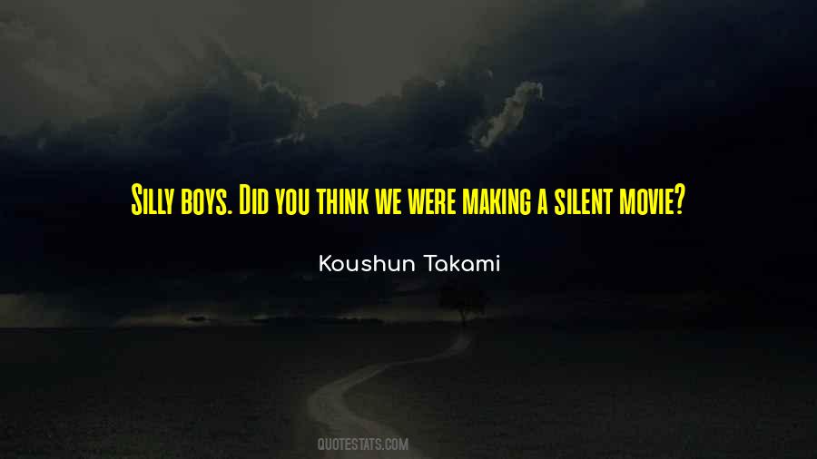 Koushun Takami Quotes #1498277