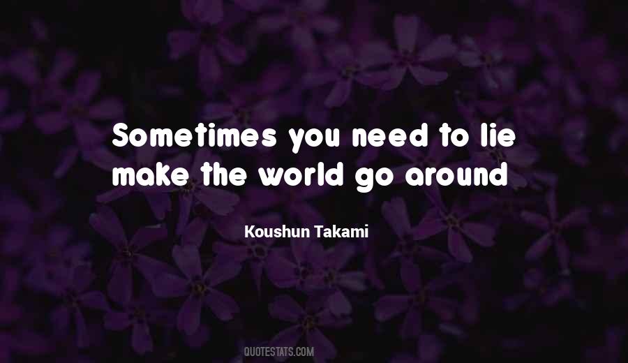 Koushun Takami Quotes #186328