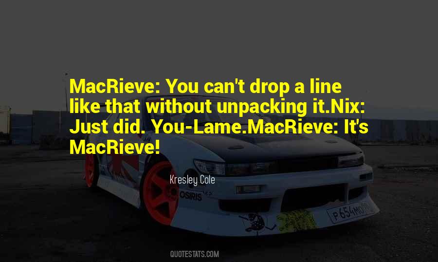 Kresley Cole Macrieve Quotes #1601816