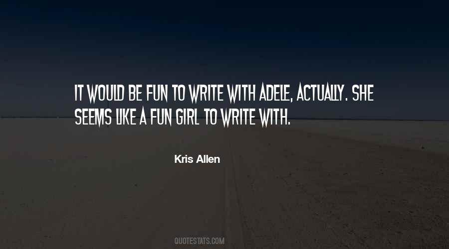 Kris Allen Quotes #355761