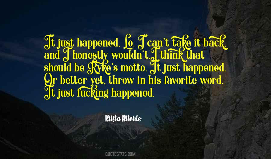 Krista Ritchie Quotes #68944