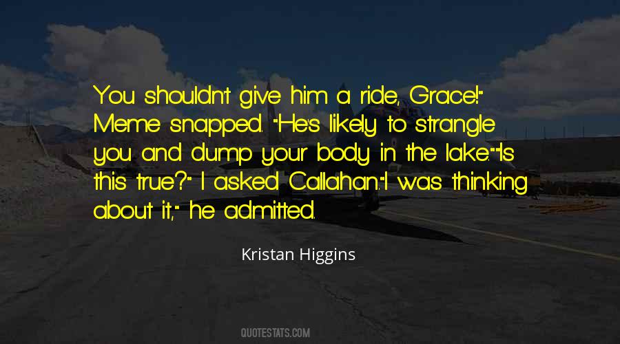 Kristan Higgins Quotes #605496