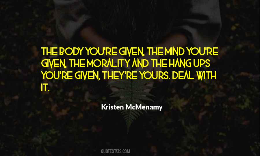 Kristen Mcmenamy Quotes #395151